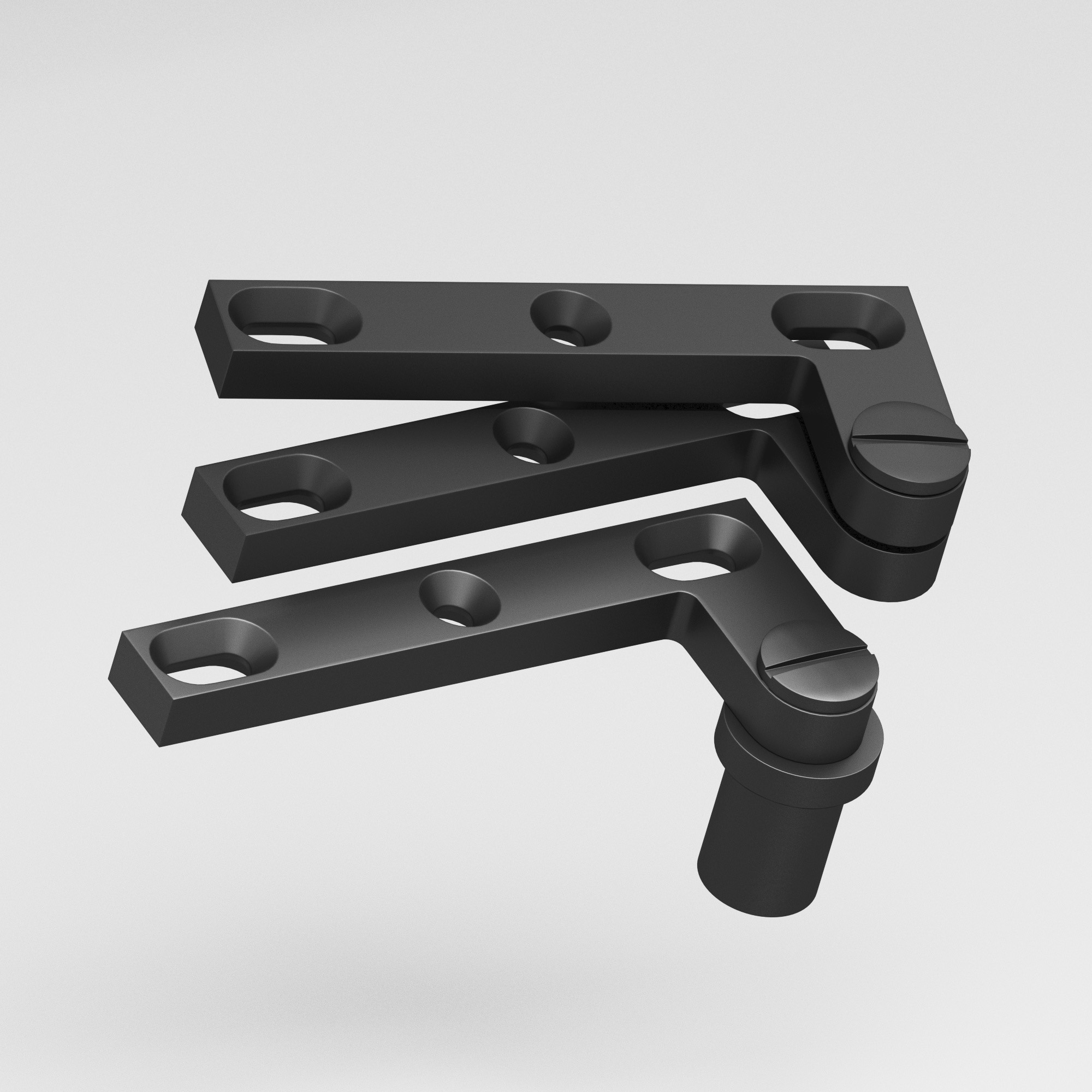 Colonial Bronze 6B Series Pivot Hinge 49 in Matte Graphite (MGRA)