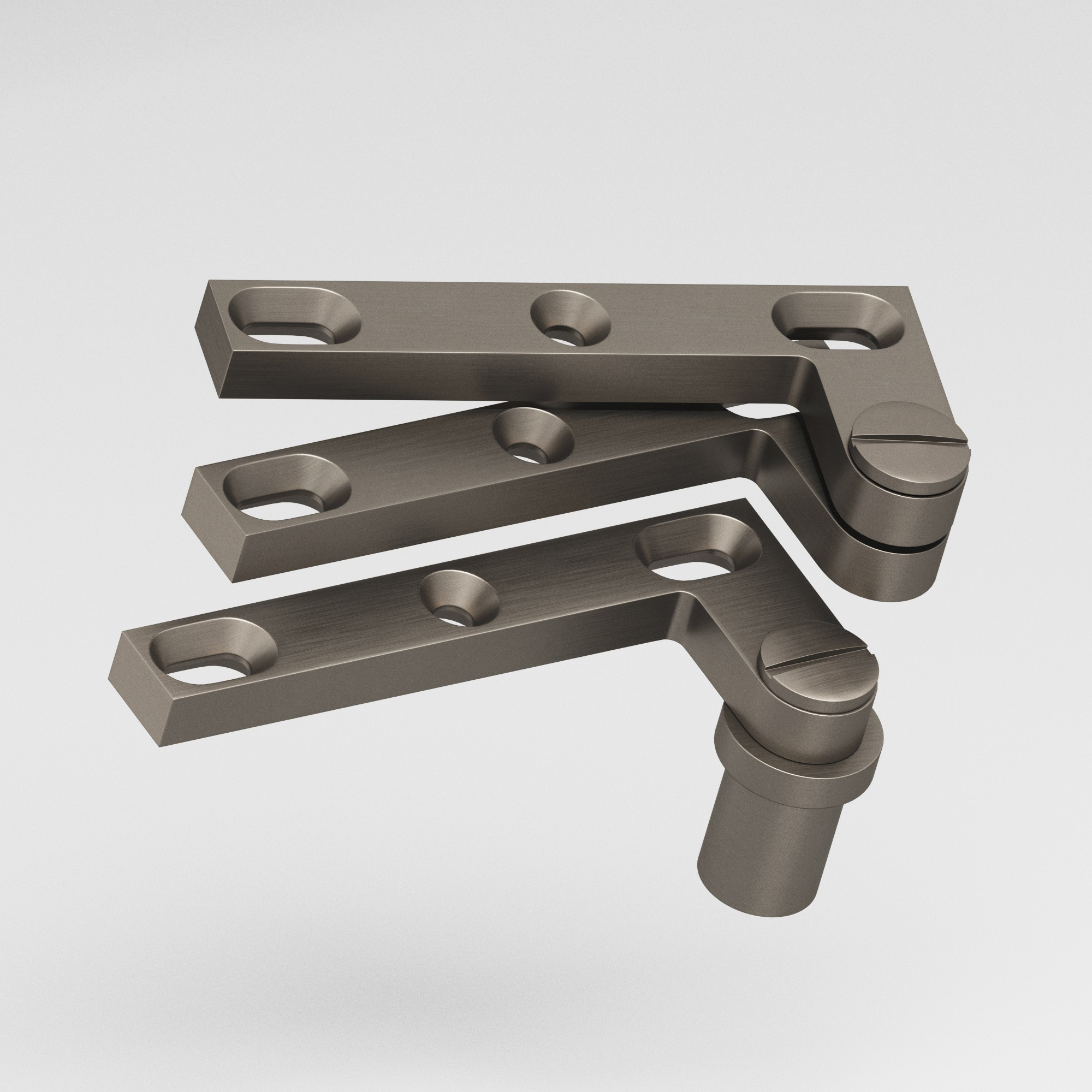 Colonial Bronze 6B Series Pivot Hinge 45 in Matte Pewter (M15B)