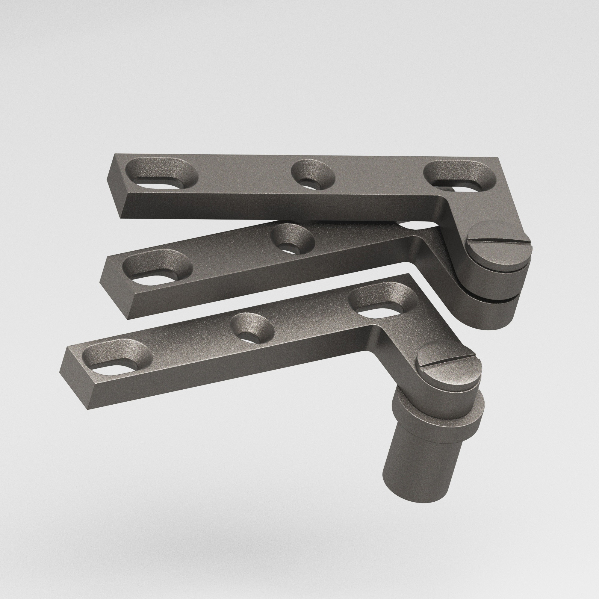 Colonial Bronze 6B Series Pivot Hinge 47 in Frost Nickel™ (15F)