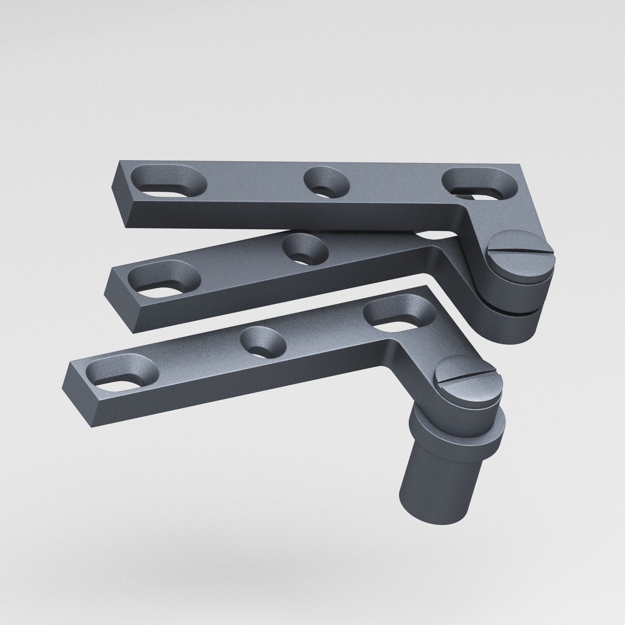 Colonial Bronze 6B Series Pivot Hinge 39 in Frost Chrome™ (26F)