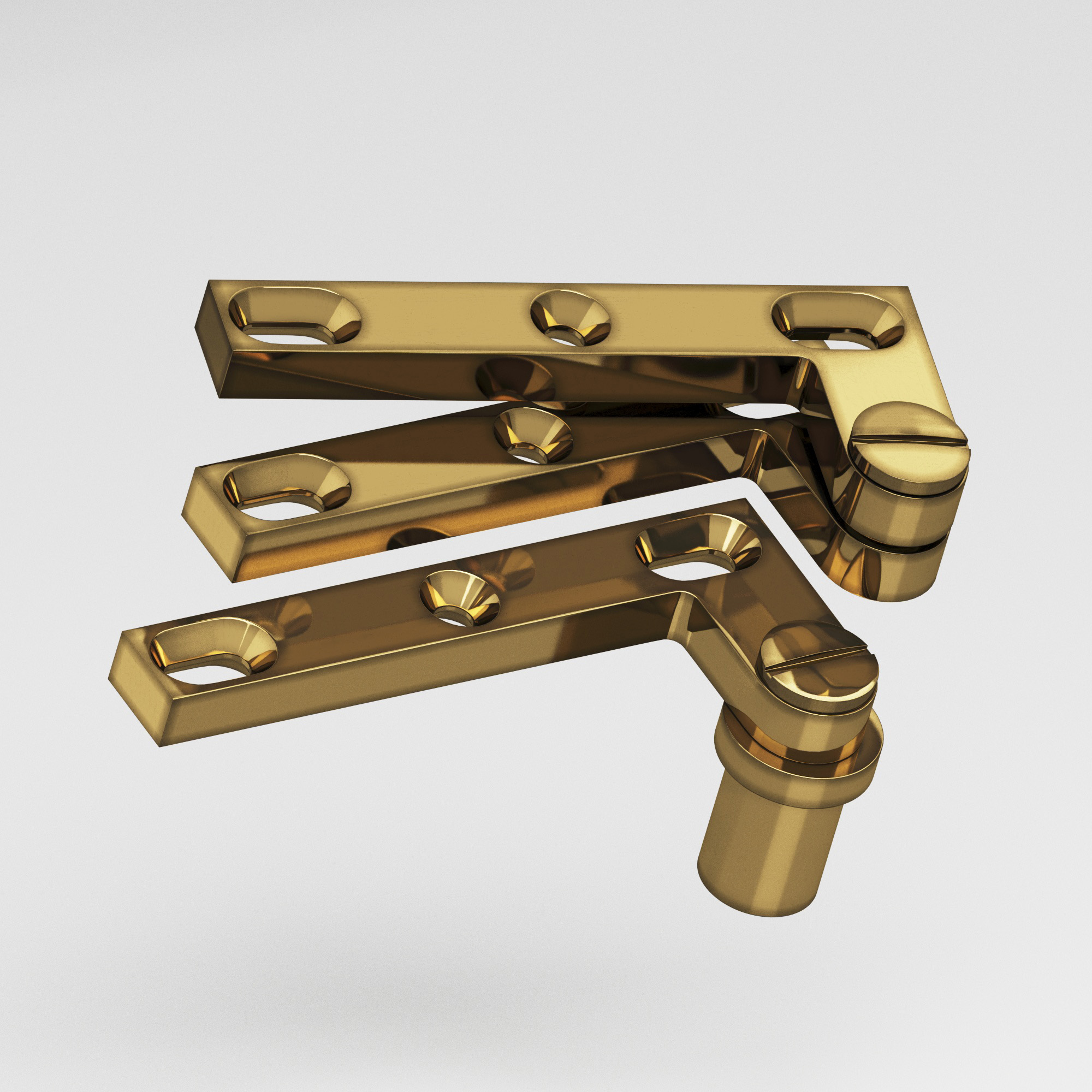 Colonial Bronze 6B Series Pivot Hinge 39 in Frost Chrome™ (26F) 2