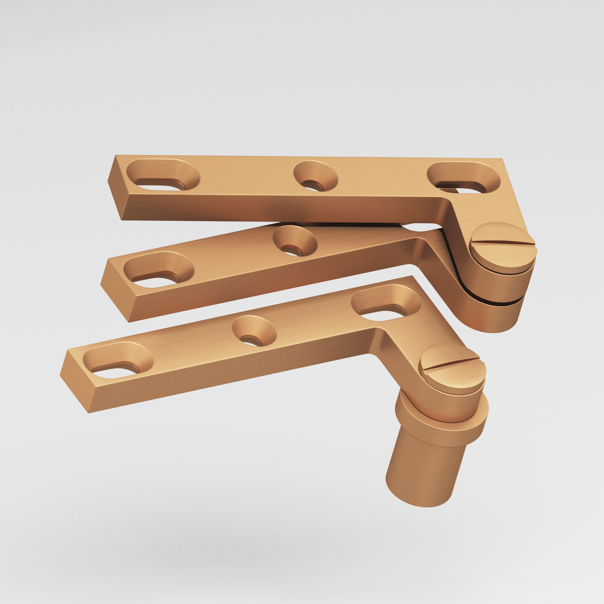 Colonial Bronze 6B Series Pivot Hinge 21 in Matte Satin Bronze (M10)