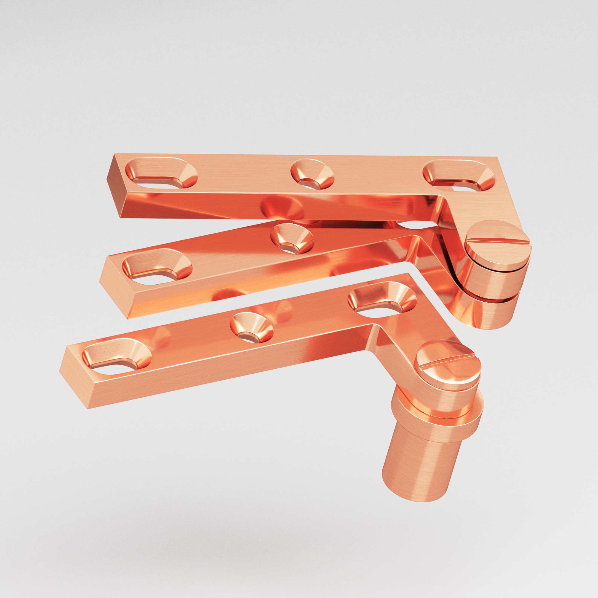 Colonial Bronze 6B Series Pivot Hinge 14 in Satin Copper (SCU)