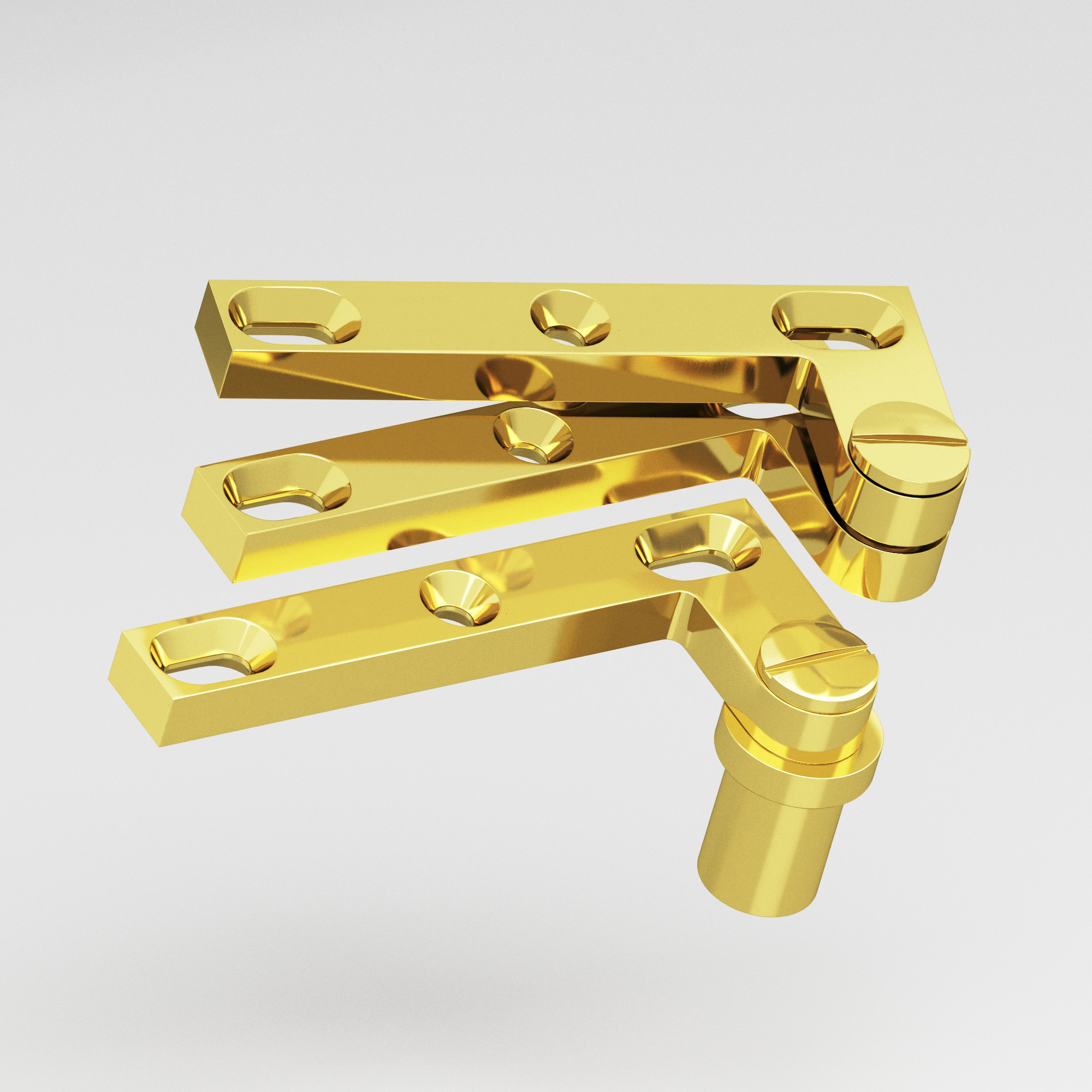 Colonial Bronze 6B Series Pivot Hinge 11 in French Gold (AF)