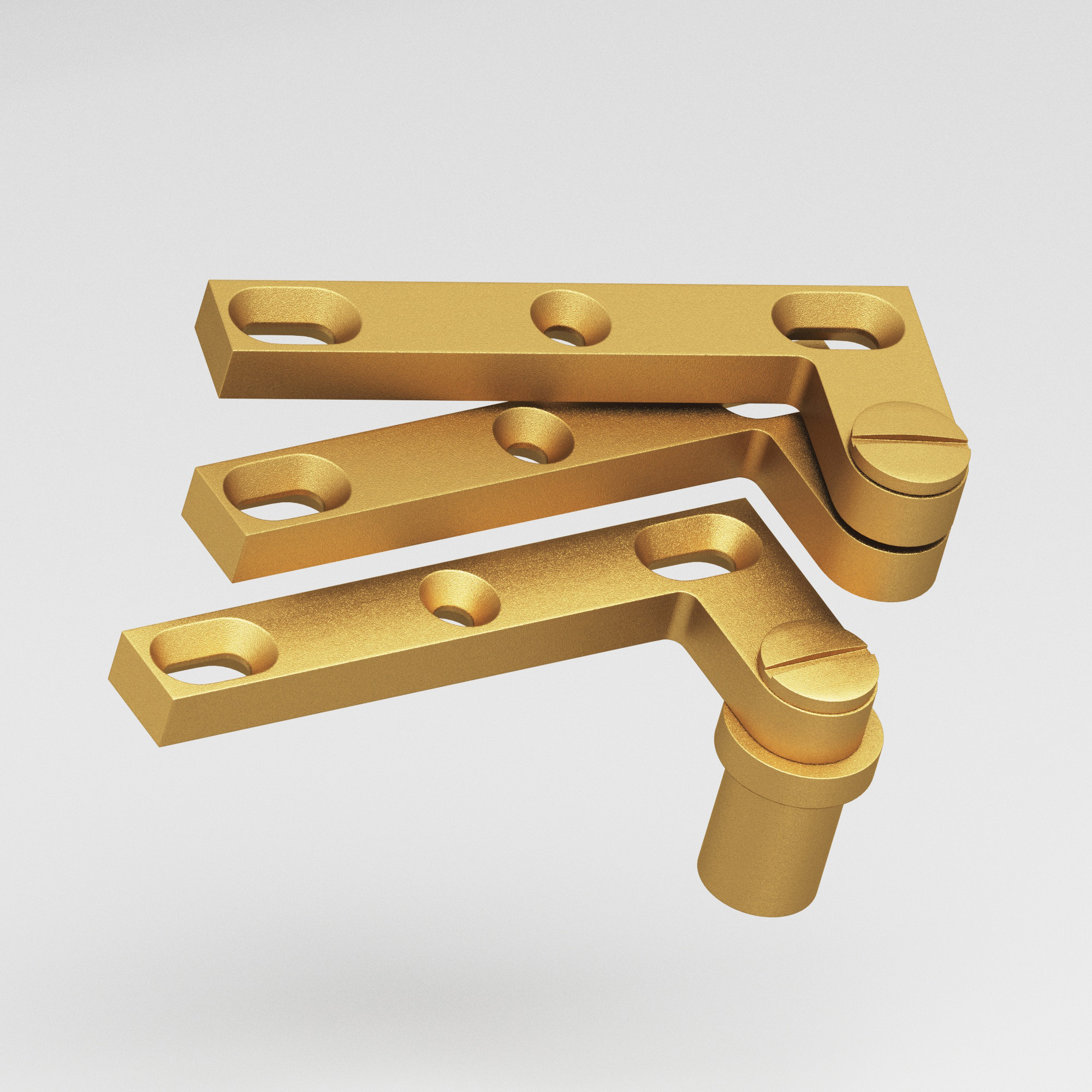 Colonial Bronze 6B Series Pivot Hinge 5 in Frost Brass™ (4F)