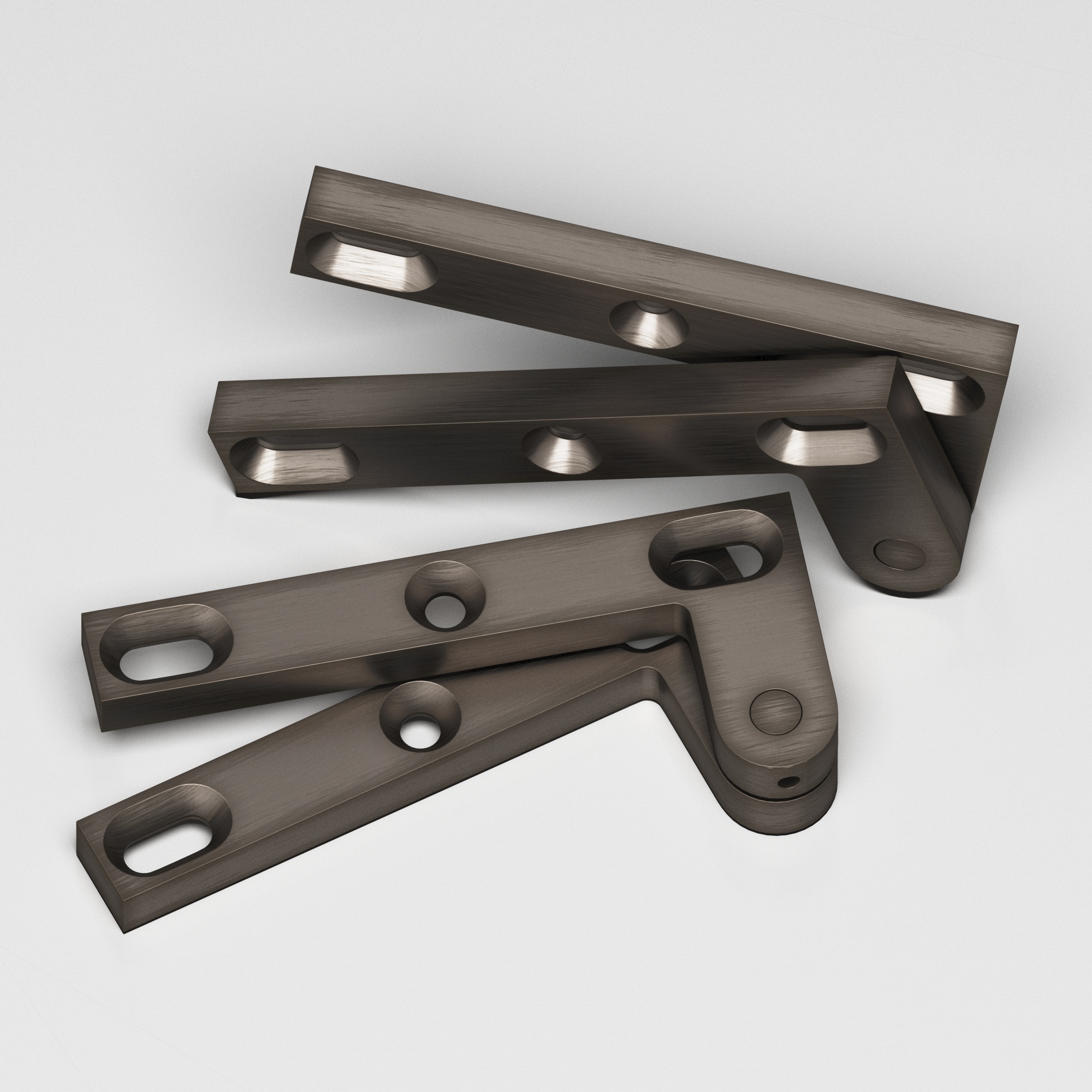 Colonial Bronze 6FH Series Pivot Hinge 44 in Pewter (15B)