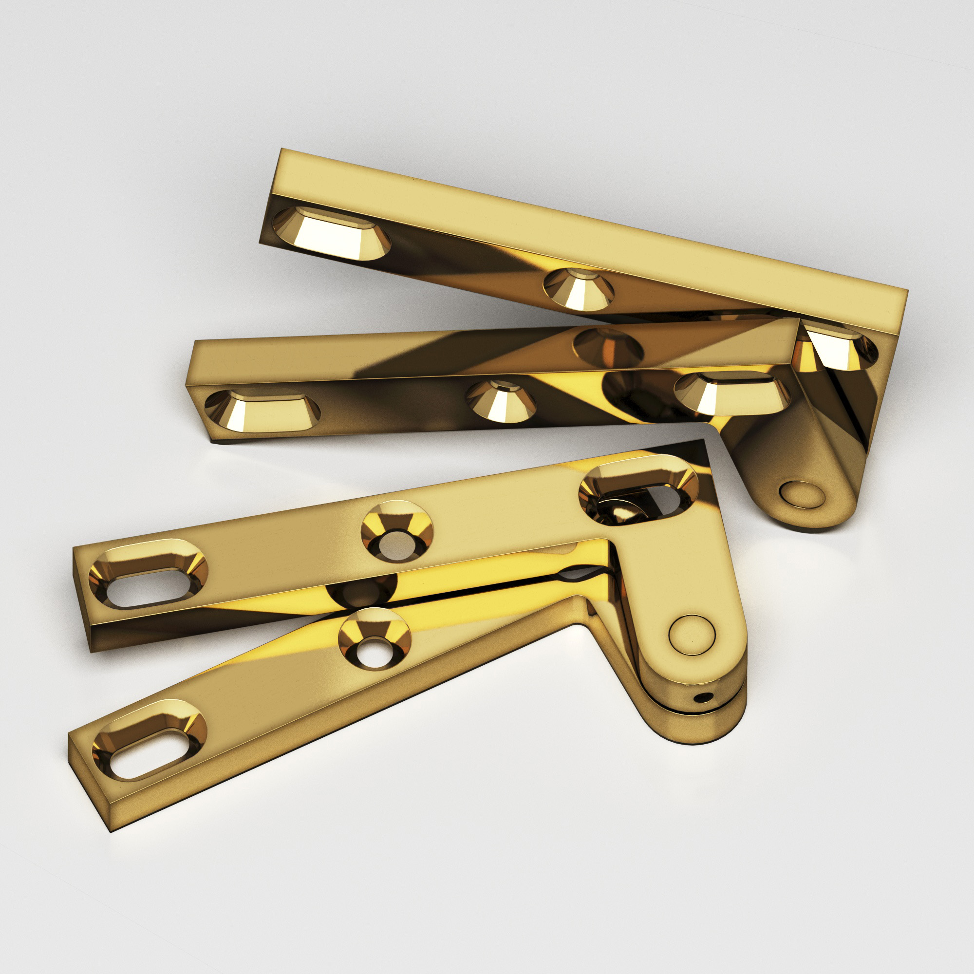 Colonial Bronze 6FH Series Pivot Hinge 39 in Frost Chrome™ (26F) 2
