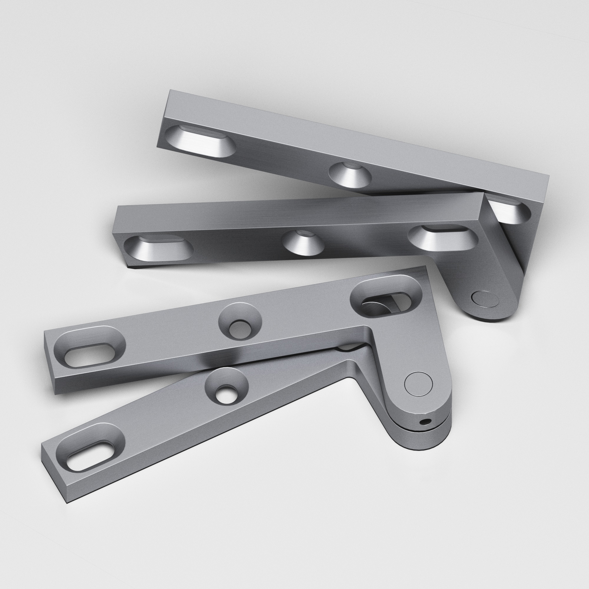 Colonial Bronze 6FH Series Pivot Hinge 38 in Matte Satin Chrome (M26D)