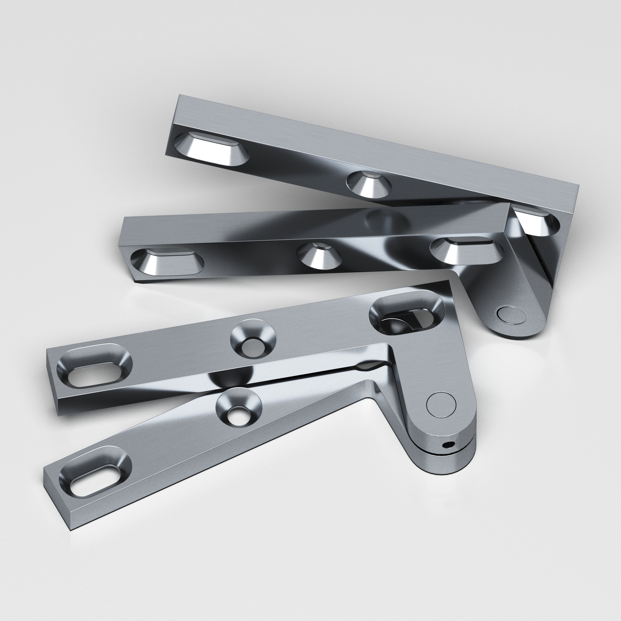 Colonial Bronze 6FH Series Pivot Hinge 37 in Satin Chrome (26D)