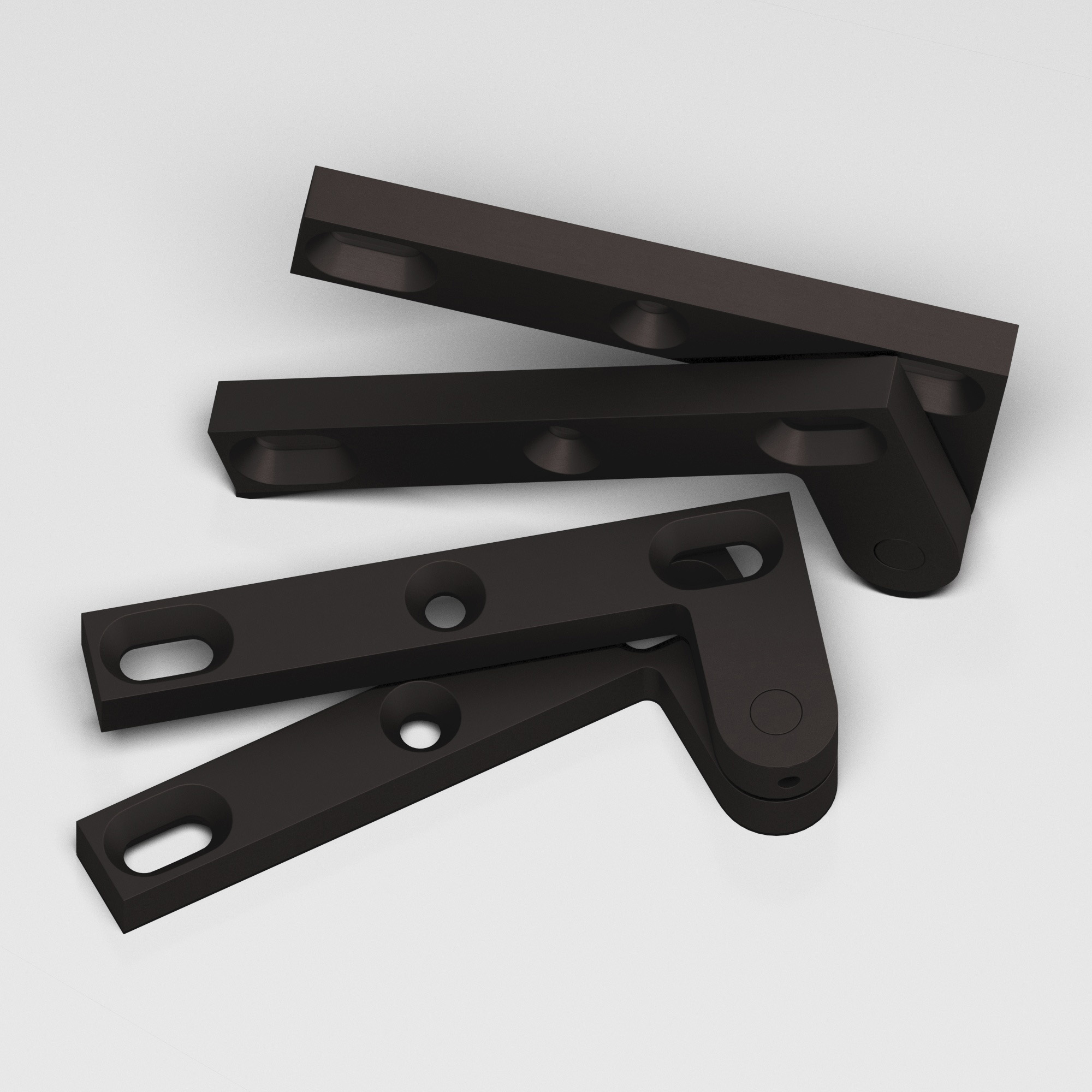 Colonial Bronze 6FH Series Pivot Hinge 35 in Matte Dark Statuary Bronze (M20A)