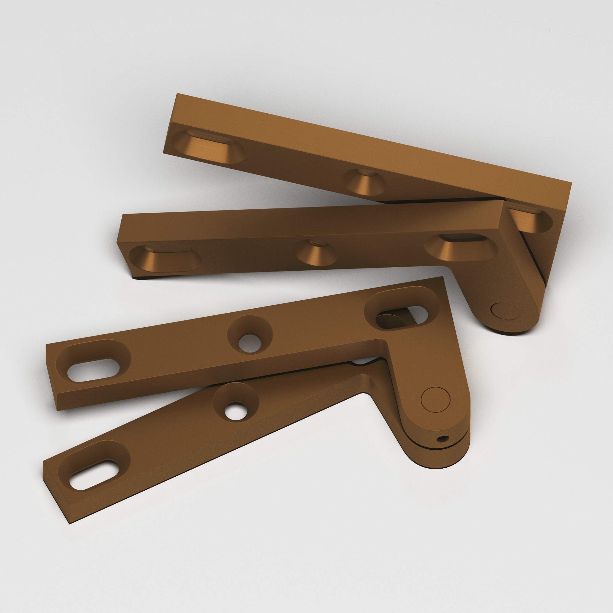 Colonial Bronze 6FH Series Pivot Hinge 27 in Matte Light Statuary Bronze (M20)