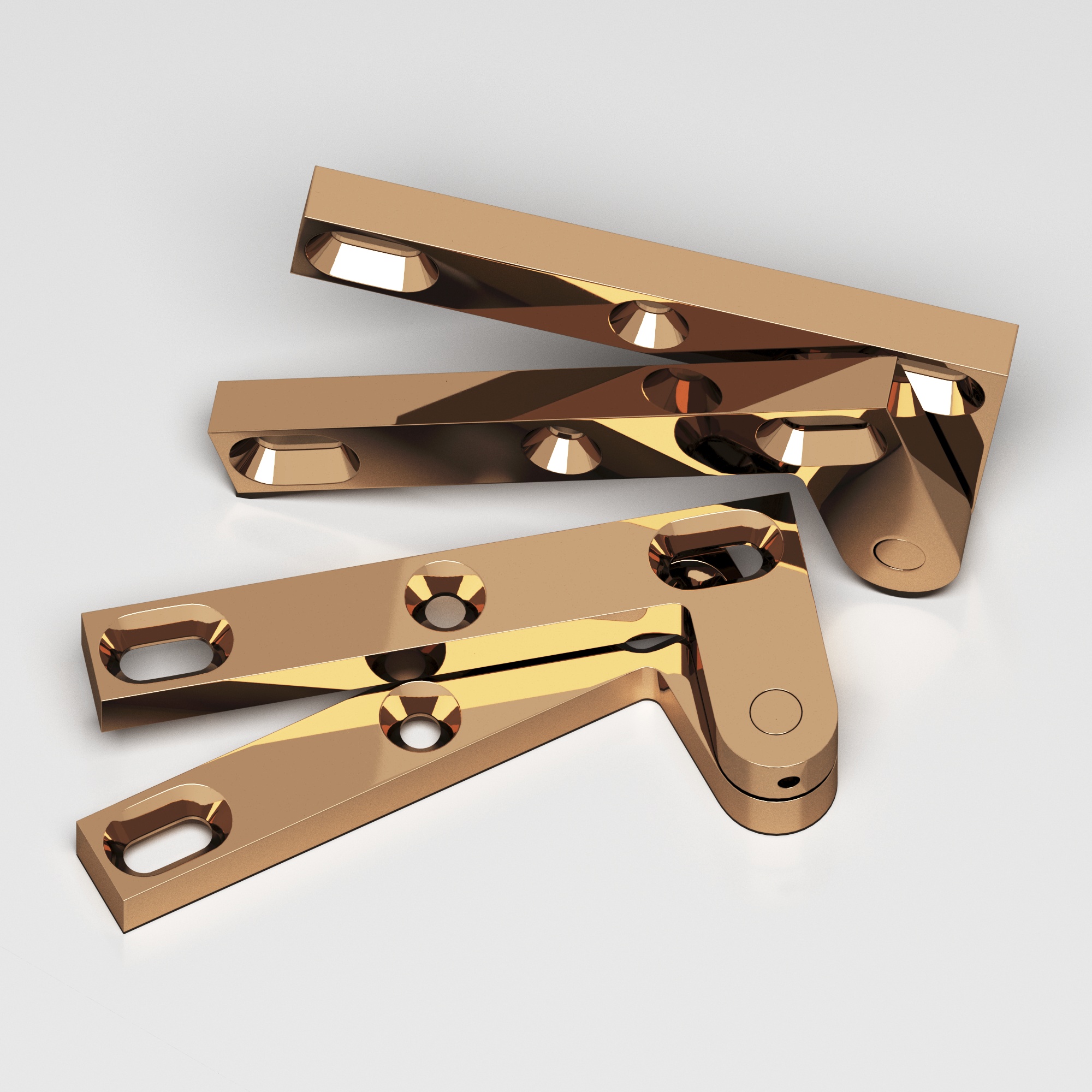 Colonial Bronze 6FH Series Pivot Hinge 19 in Polished Bronze (9)