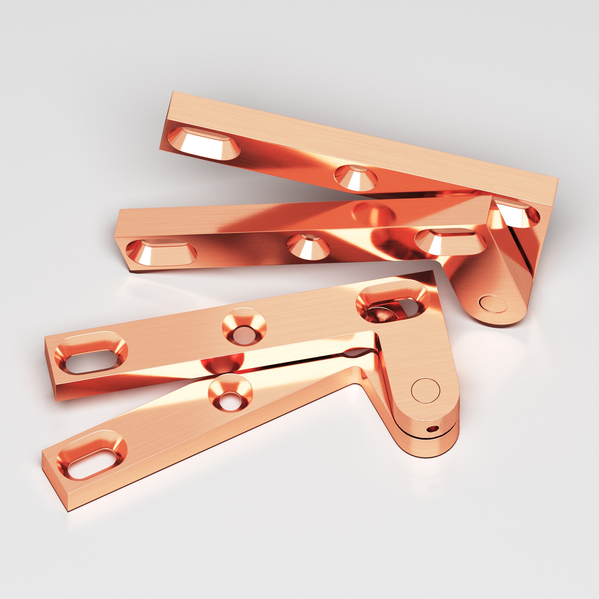 Colonial Bronze 6FH Series Pivot Hinge 14 in Satin Copper (SCU)