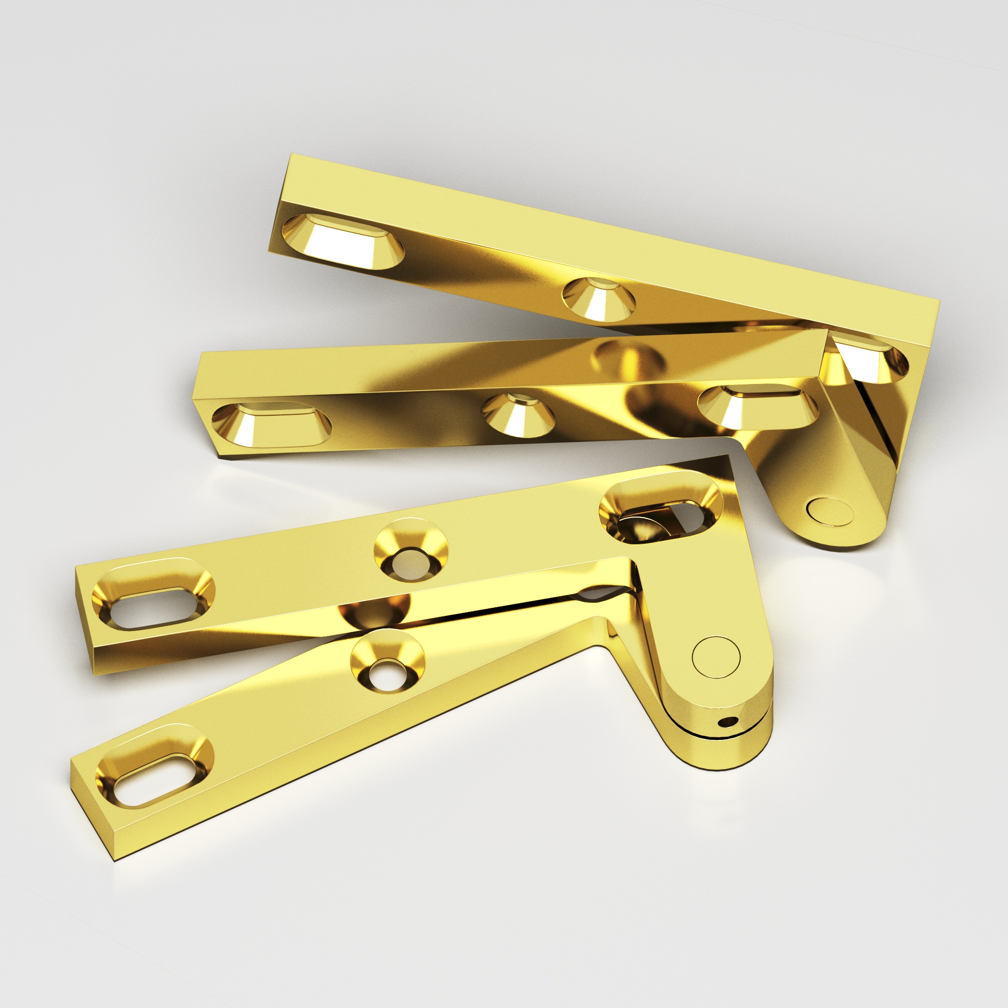 Colonial Bronze 6FH Series Pivot Hinge 11 in French Gold (AF)