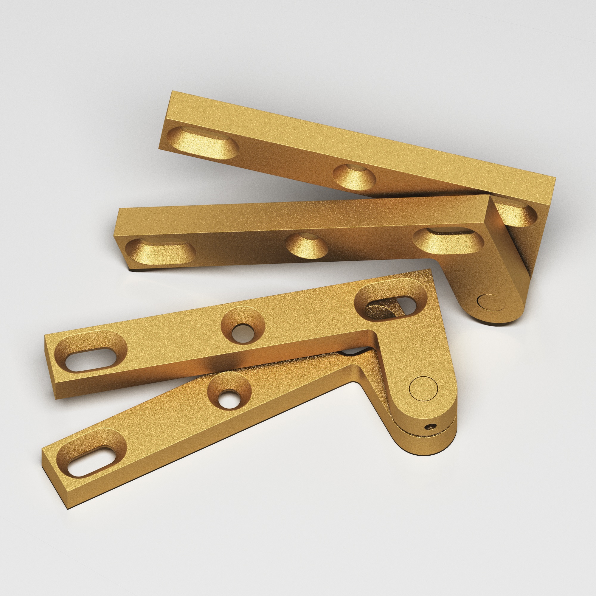 Colonial Bronze 6FH Series Pivot Hinge 5 in Frost Brass™ (4F)