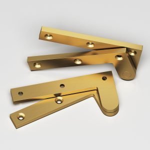 Colonial Bronze 4 Series Pivot Hinge 3 in Satin Brass (4)