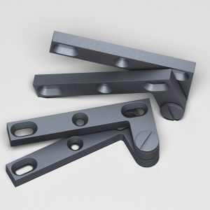 Colonial Bronze 6 Series Pivot Hinge 39 in Frost Chrome™ (26F)