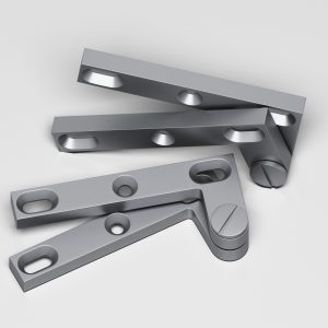 Colonial Bronze 6 Series Pivot Hinge 38 in Matte Satin Chrome (26D)