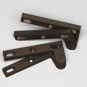 Colonial Bronze 6 Series Pivot Hinge 33 in Heritage Bronze (S10B)