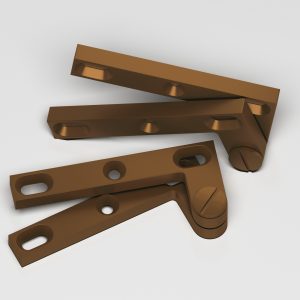 Colonial Bronze 6 Series Pivot Hinge 27 in Matte Light Statuary Bronze (M20)