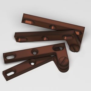 Colonial Bronze 6 Series Pivot Hinge 17 in Matte Antique Copper (M11)