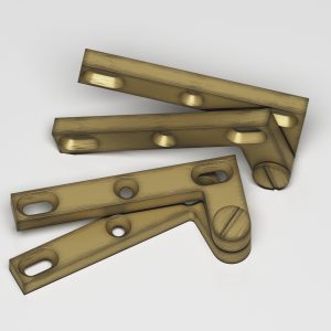 Colonial Bronze 6 Series Pivot Hinge 8 in Matte Antique Satin Brass (M5)