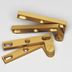 Colonial Bronze 6 Series Pivot Hinge 5 in Frost Brass™ (4F)