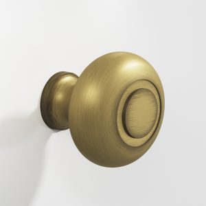 Colonial Bronze 1920 1930 Series 8 in Matte Antique Satin Brass (M5)