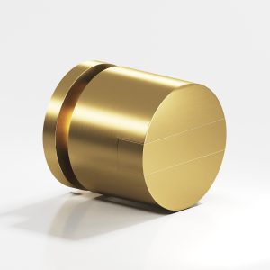 Colonial Bronze 1386 1387 Series 4 in Unlacquered Satin Brass (4A)