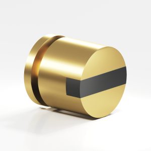 Colonial Bronze 1386 1387 Series 3b in Satin Brass with Matte Graphite (4XMGRA)