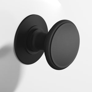 Colonial Bronze Series 1384 23 in Matte Satin Black (M19)
