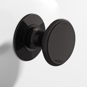 Colonial Bronze Series 1384 22 in Satin Black (19)