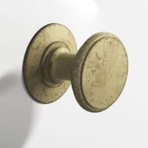Colonial Bronze Series 1384 9 in Distressed Antique Brass (D5)