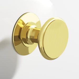 Colonial Bronze Series 1384 2 in Unlacquered Polished Brass (3A)