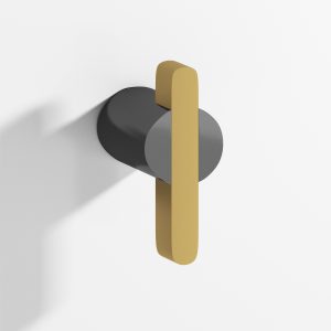 Colonial Bronze Series 1330 1331 48a in Graphite with Satin Brass (GRAX4)