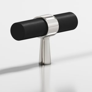 Colonial Bronze 1301 Series 40a in Polished Nickel with Matte Satin Black (14XM19)