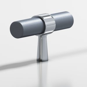 Colonial Bronze 1301 Series 36 in Polished Chrome with Satin Chrome (26X26F)