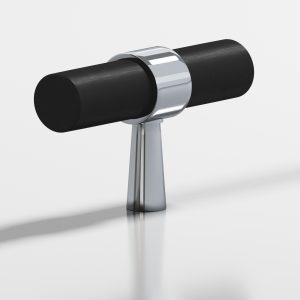 Colonial Bronze 1301 Series 36 in Polished Chrome with Matte Satin Black (26XM19)