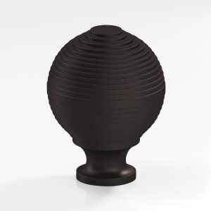 Colonial Bronze 636 637 Series 35 in Matte Dark Statuary Bronze (M20A)