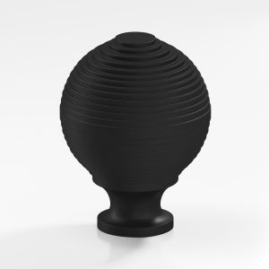 Colonial Bronze 636 637 Series 23 in Matte Satin Black (M19)