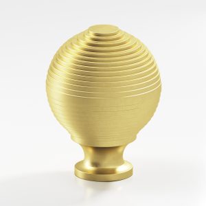 Colonial Bronze 636 637 Series 7 in Matte Satin Brass (M4)