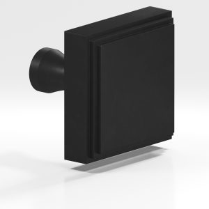 Colonial Bronze 623 624 625 Series 23 in Matte Satin Black (M19)