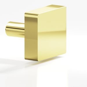 Colonial Bronze Series 520 521 522 2 in Unlacquered Polished Brass (3A)