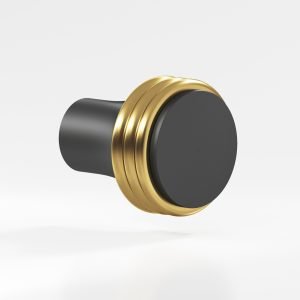 Colonial Bronze Series 376 377 49a in Matte Graphite with Satin Brass (MGRAX4)