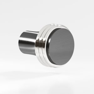 Colonial Bronze Series 376 377 48b in Graphite with Polished Nickel (GRAX14)