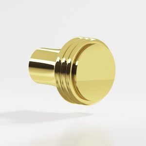 Colonial Bronze Series 376 377 2 in Unlacquered Polished Brass (3A)