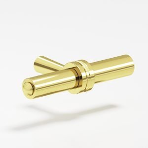 Colonial Bronze Series 308 309 2 in Unlacquered Polished Brass (3A)
