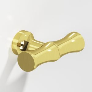 Colonial Bronze Series 283 2 in Unlacquered Polished Brass (3A)