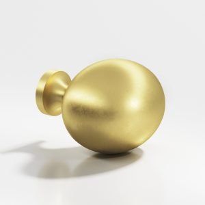 Colonial Bronze 198 199 Series 7 in Matte Satin Brass (M4)