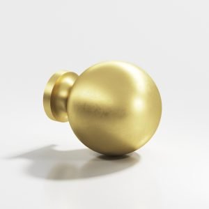 Colonial Bronze 196 197 Series 7 in Matte Satin Brass (M4)
